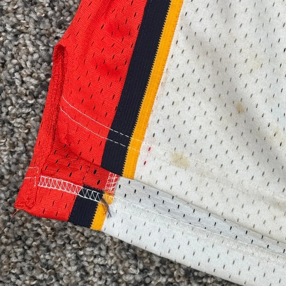Adidas Men's XL Golden State Warriors Baron Davis 5 NBA Jersey White Length +2